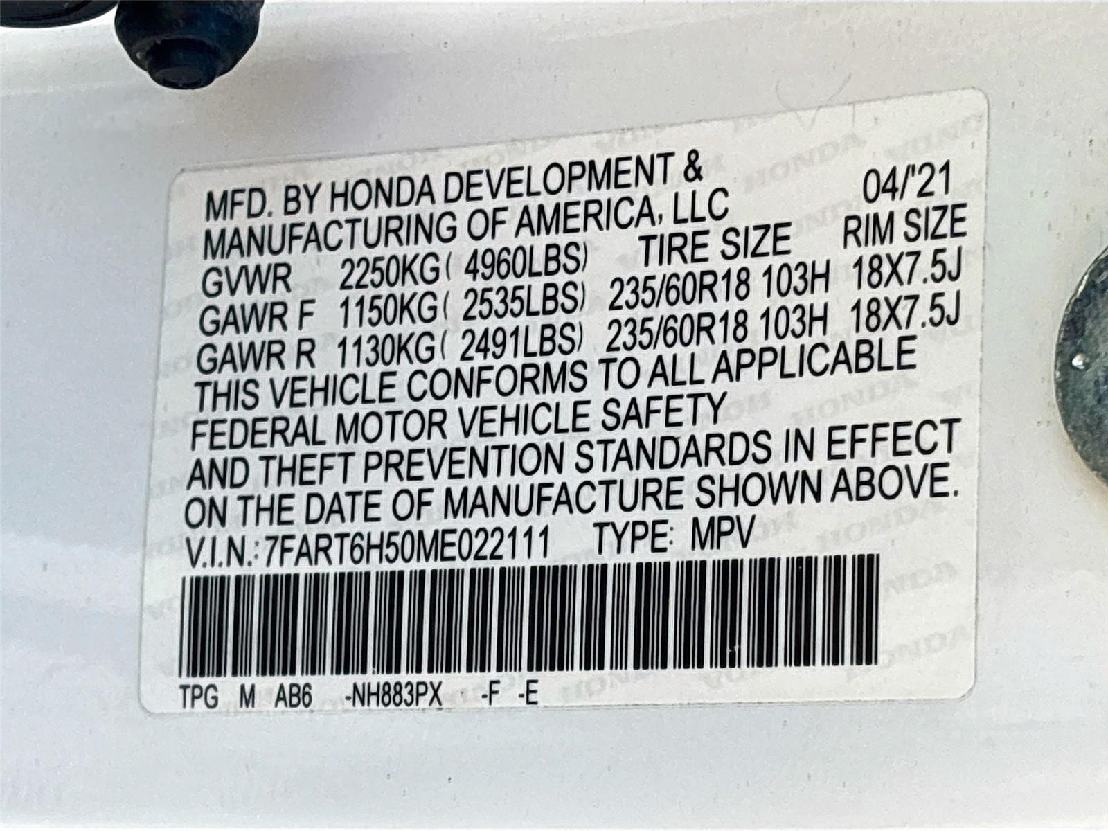 2021 Honda CR-V Hybrid EX