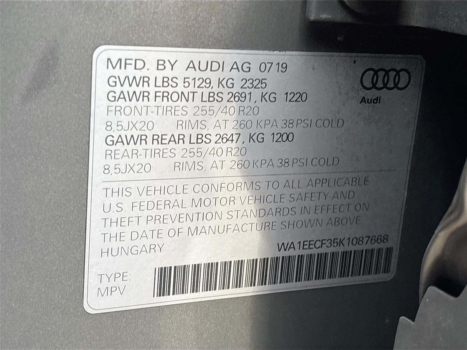 2019 Audi Q3 S line Premium Plus