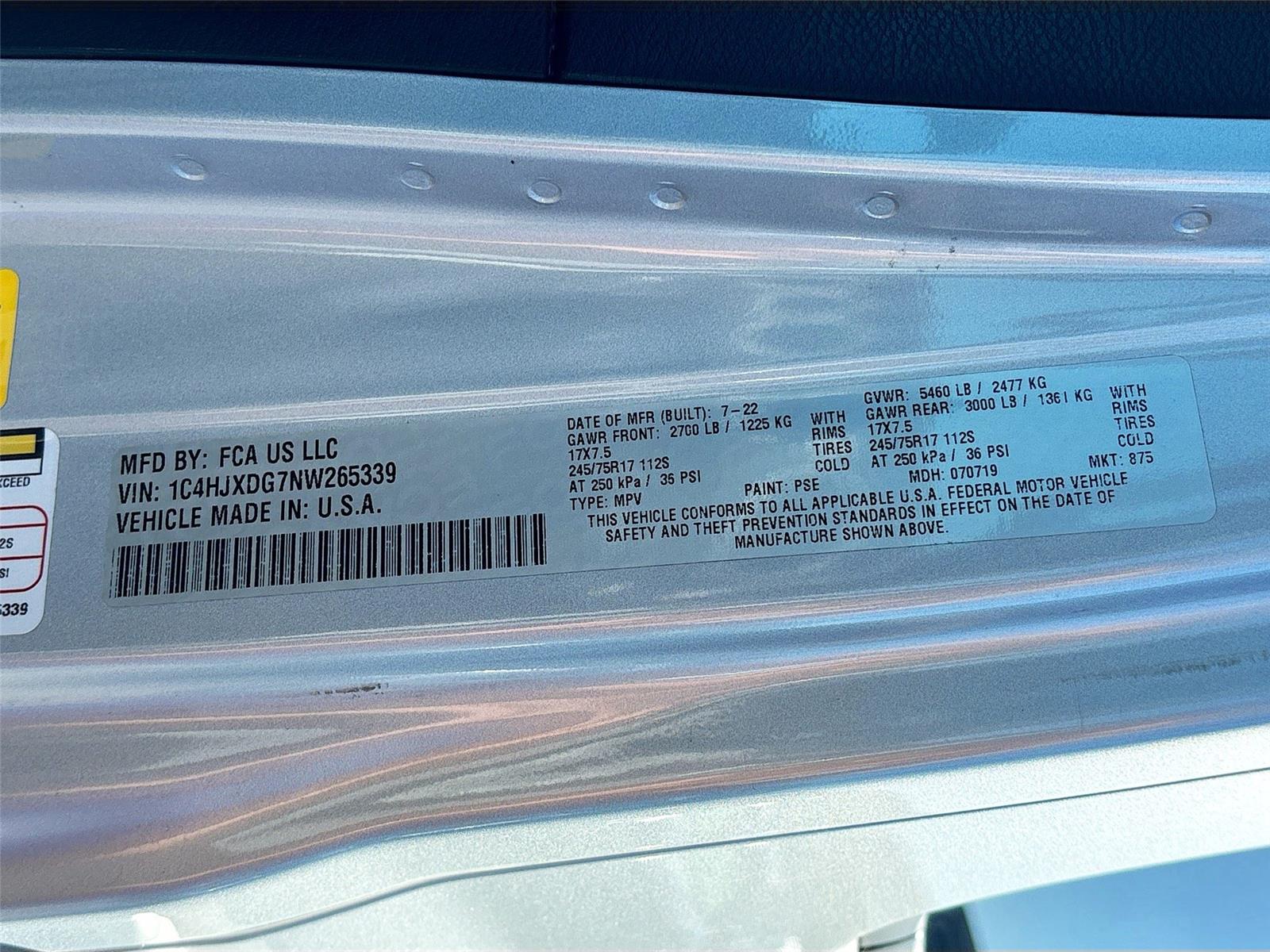 2022 Jeep Wrangler Unlimited Sport S