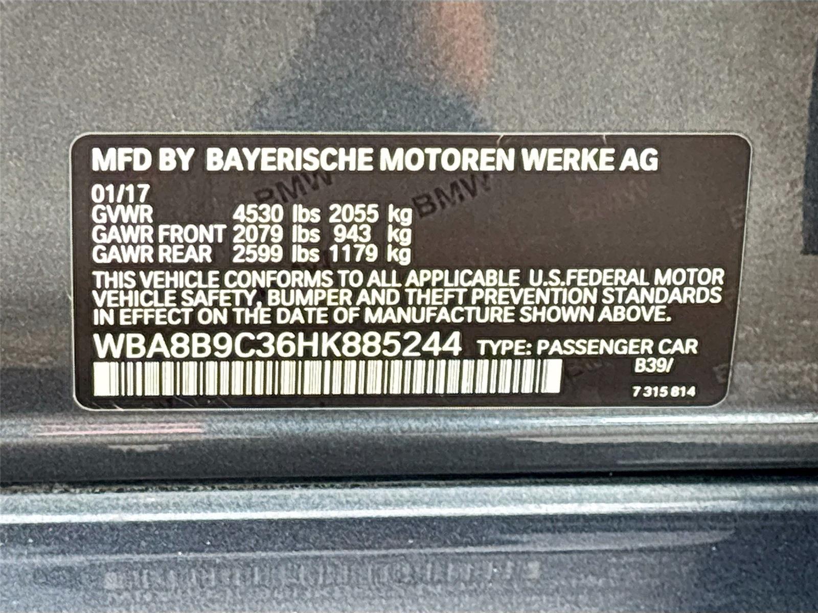 2017 BMW 3 Series 330i