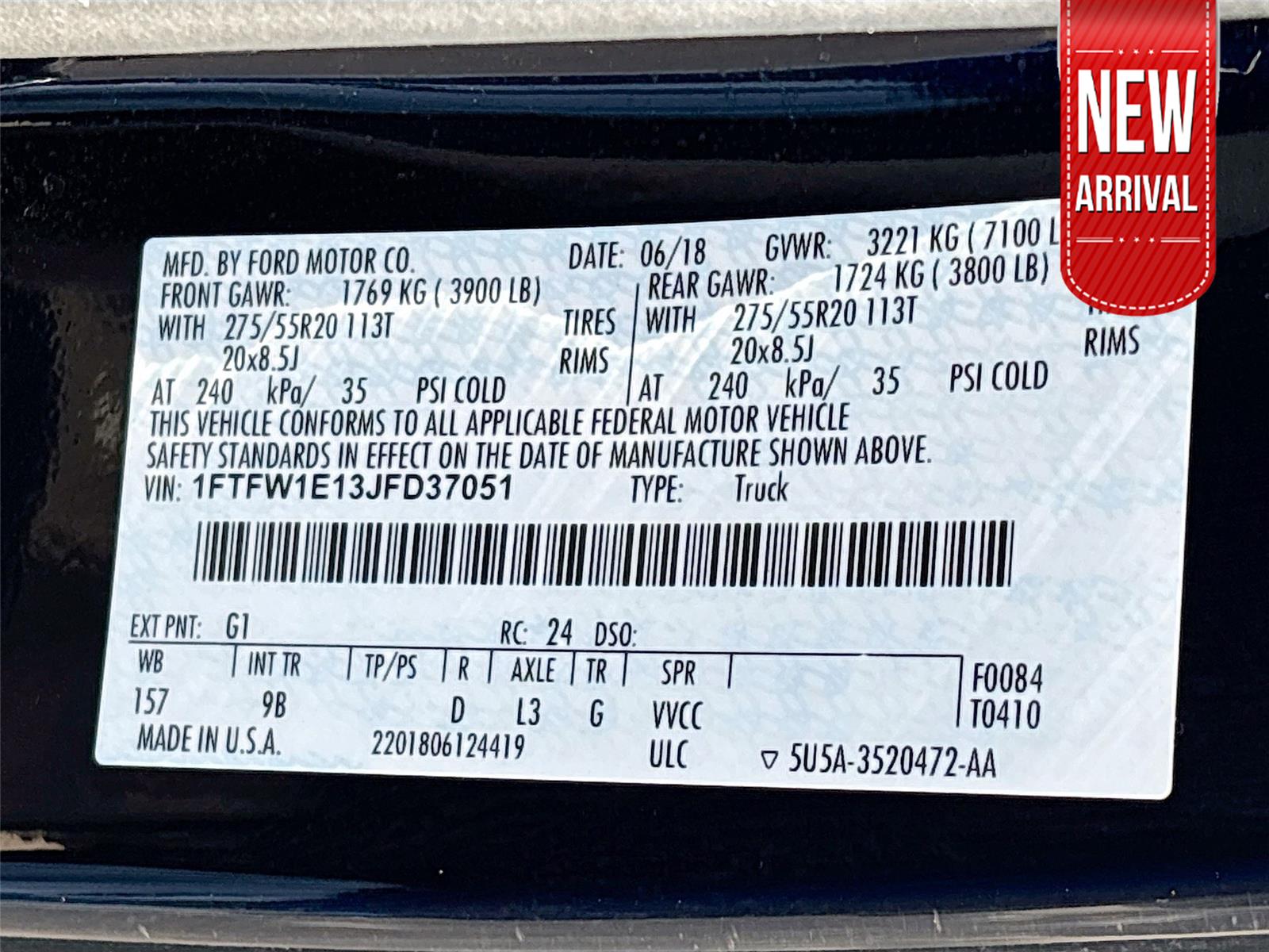 2018 Ford F-150 Platinum