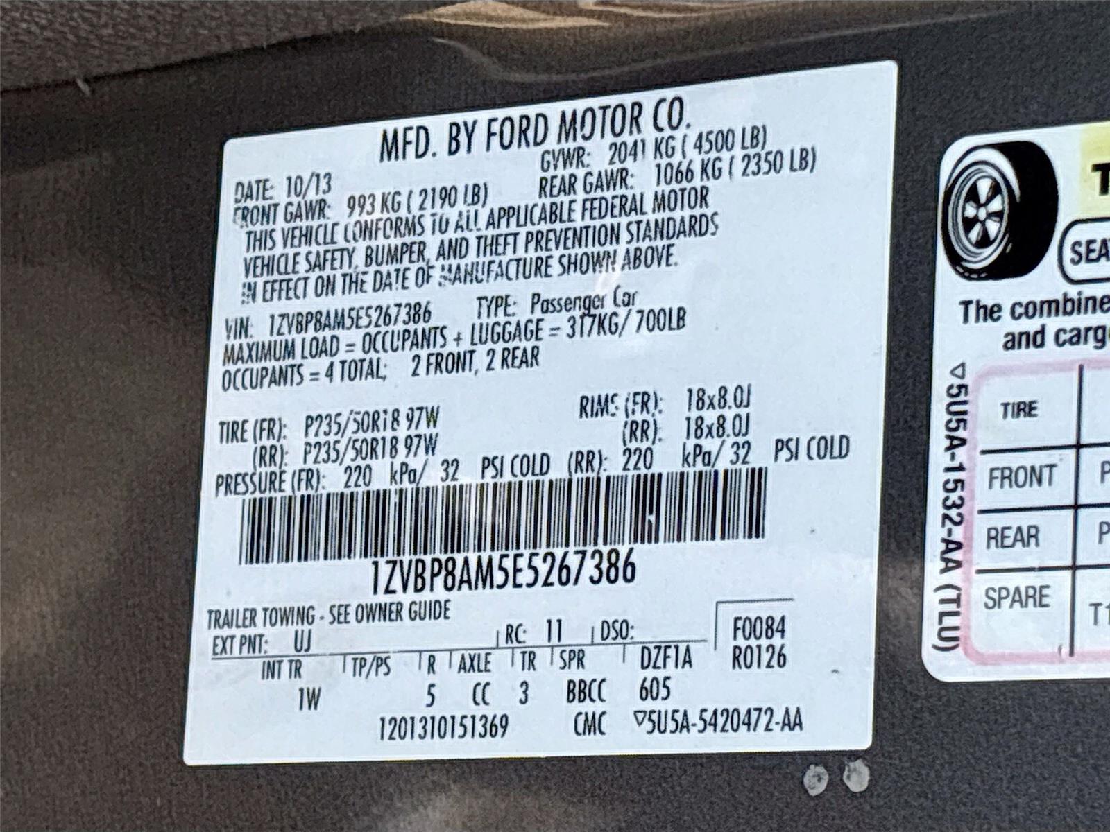 2014 Ford Mustang V6