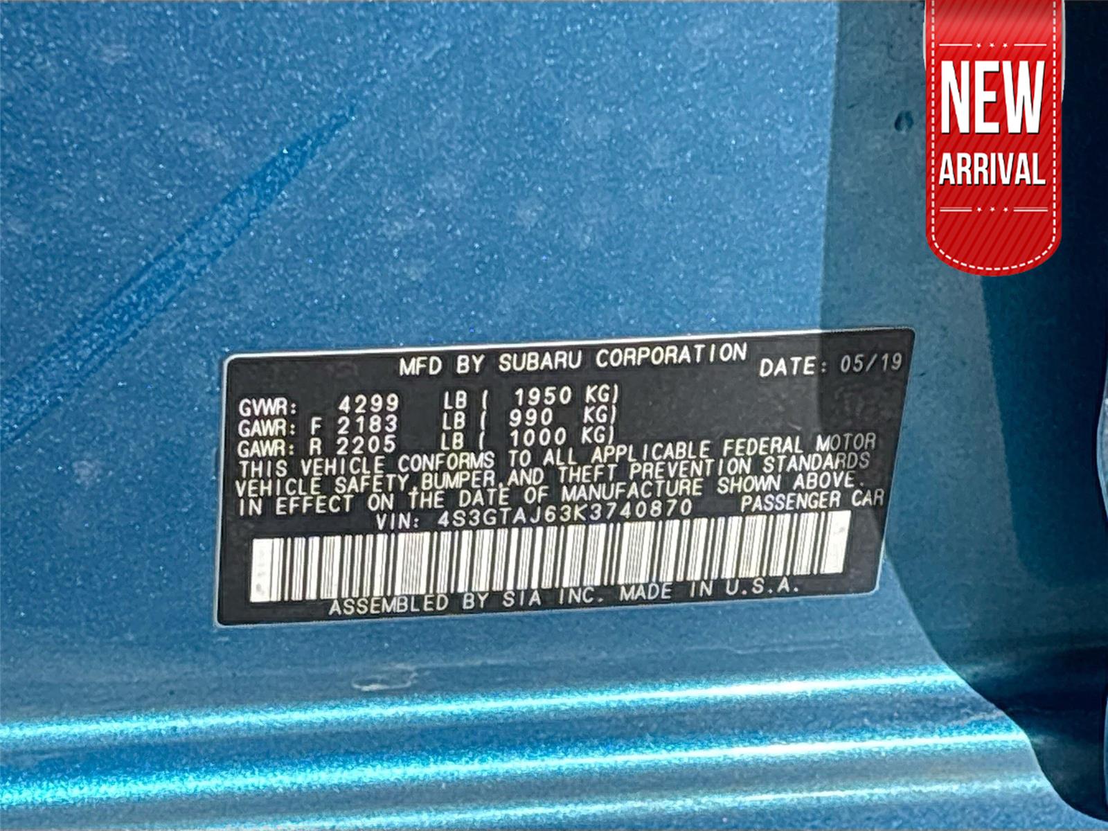 2019 Subaru Impreza Sport