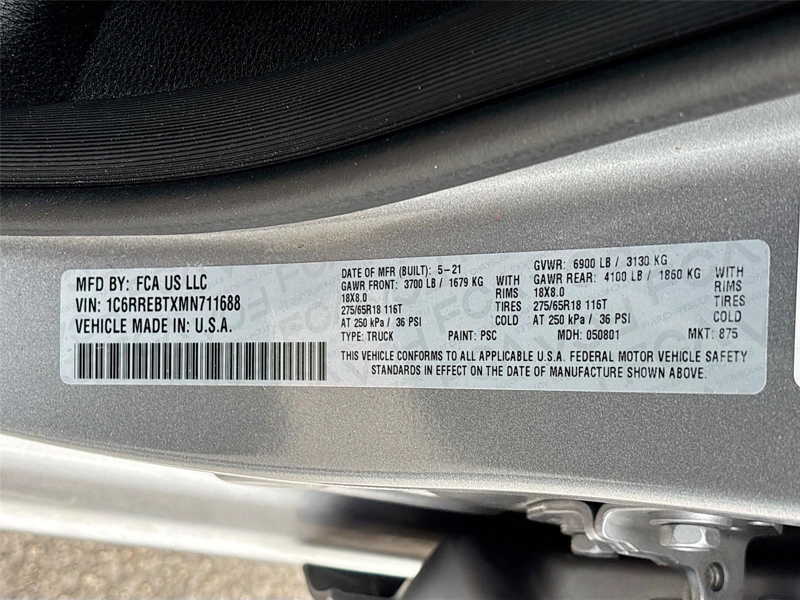 2021 Ram 1500 Big Horn