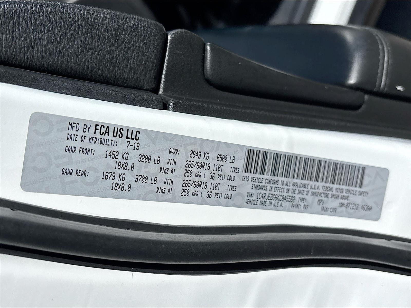 2019 Jeep Grand Cherokee Limited