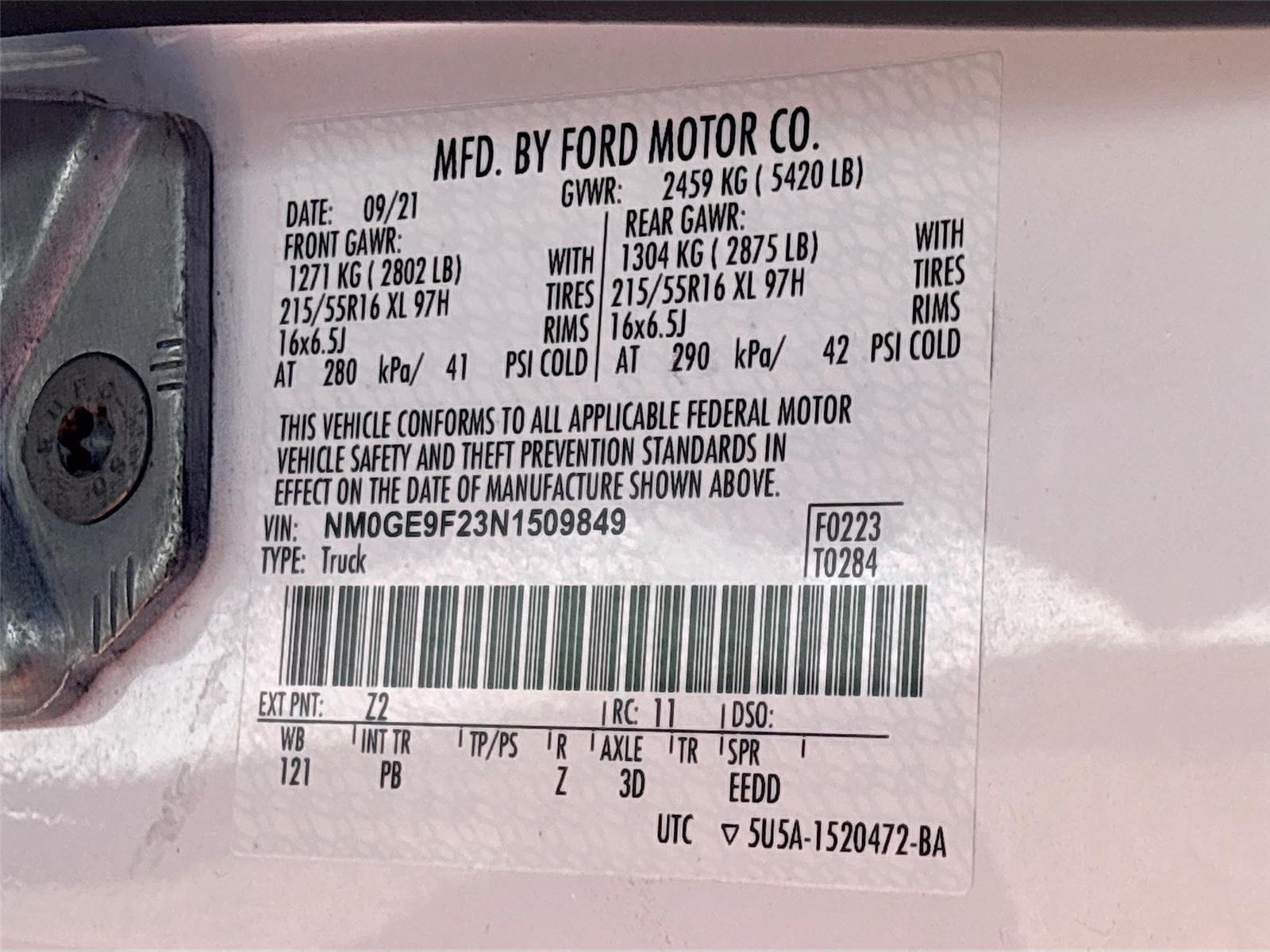 2022 Ford Transit Connect XLT