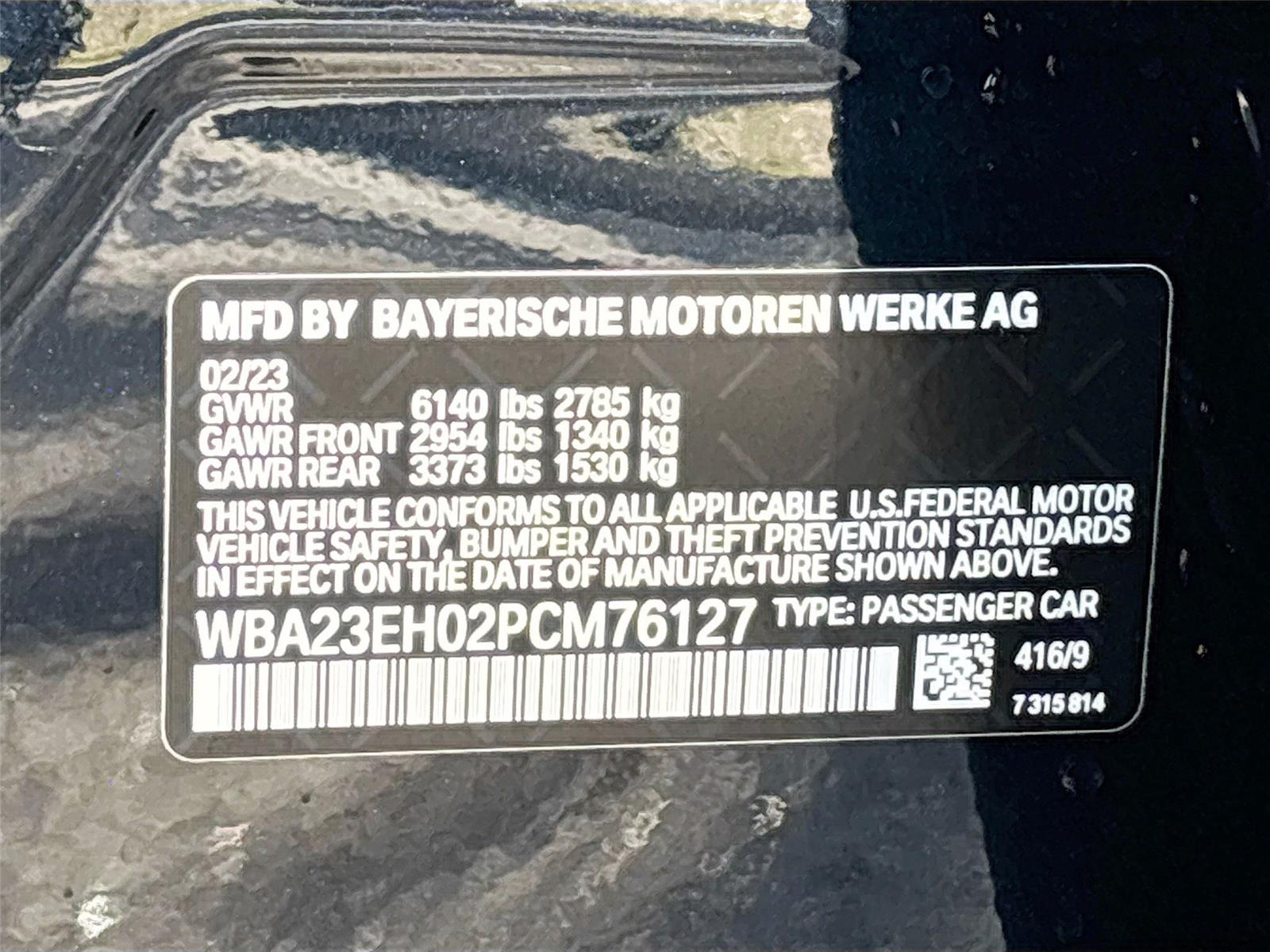 2023 BMW 7 Series 740i