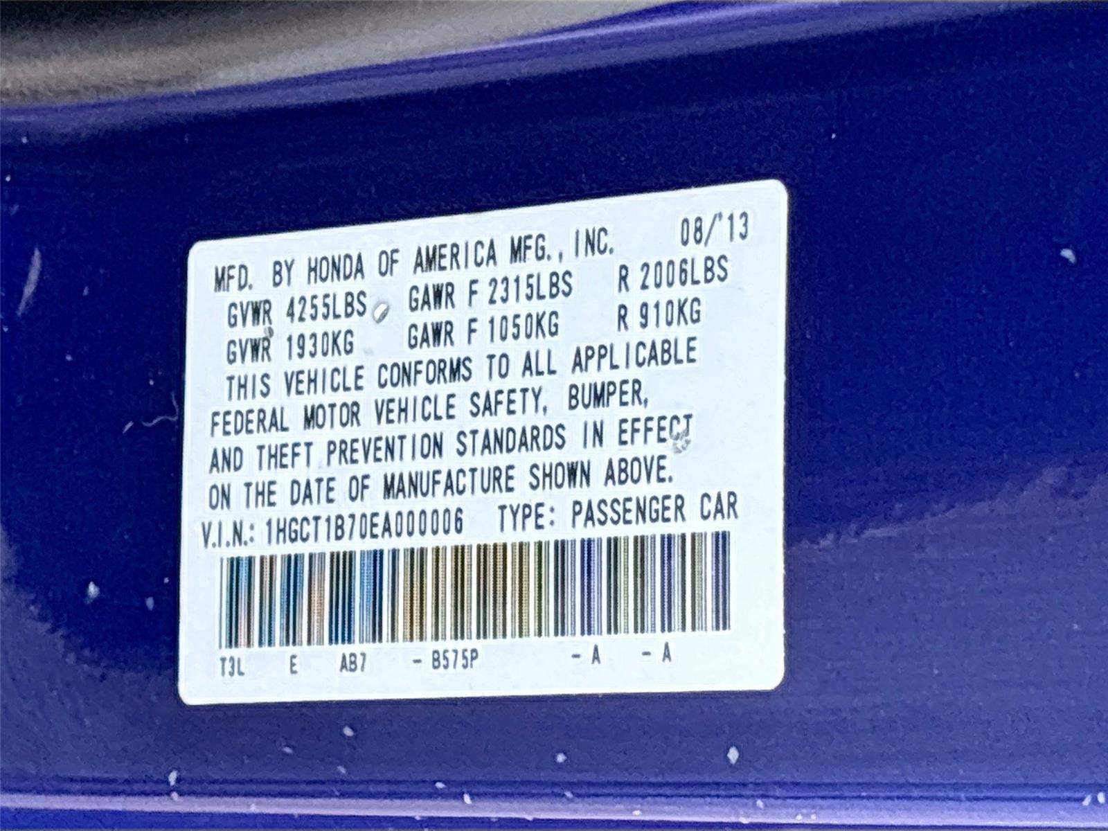 2014 Honda Accord Coupe EX