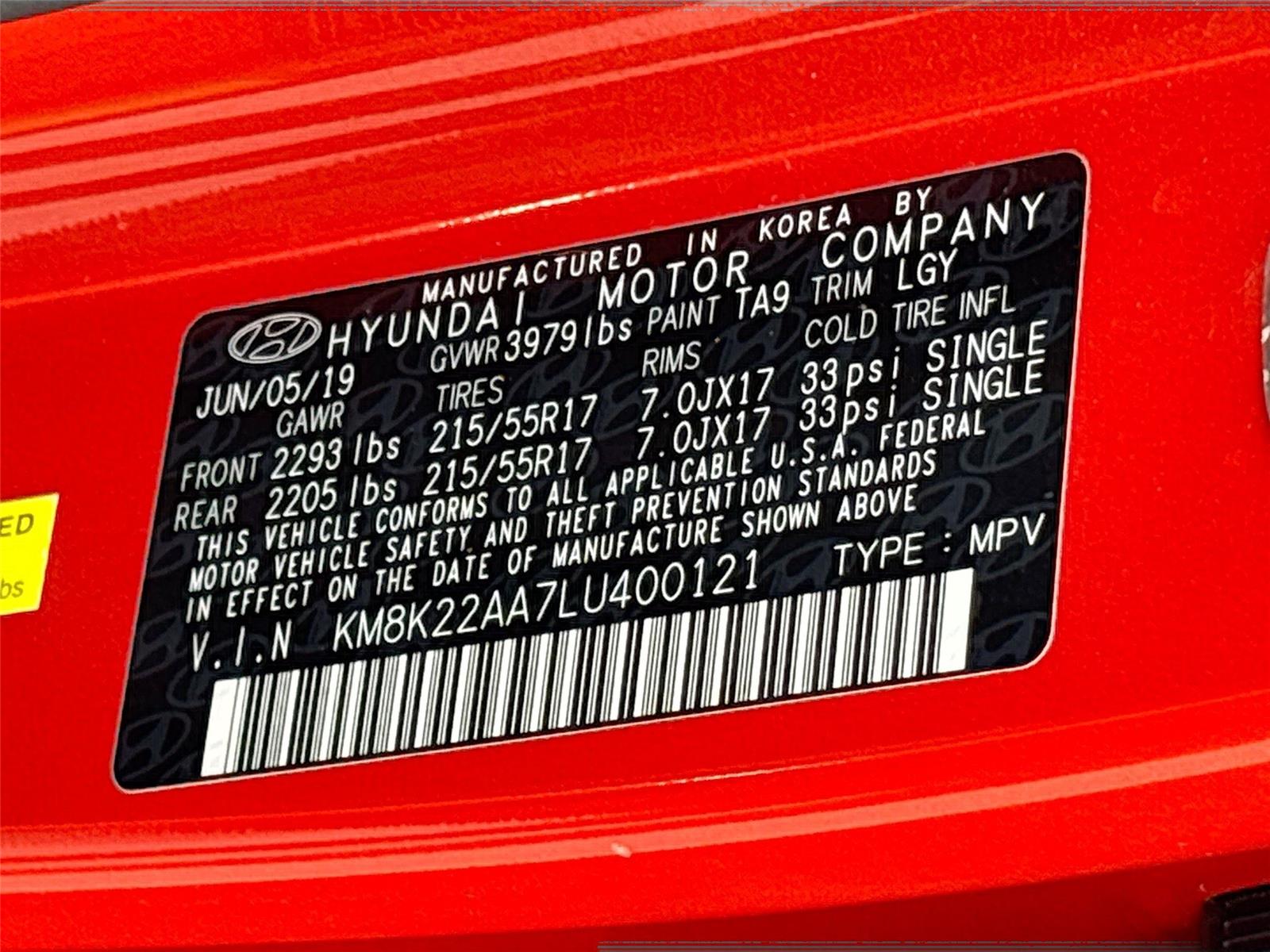 2020 Hyundai Kona SEL