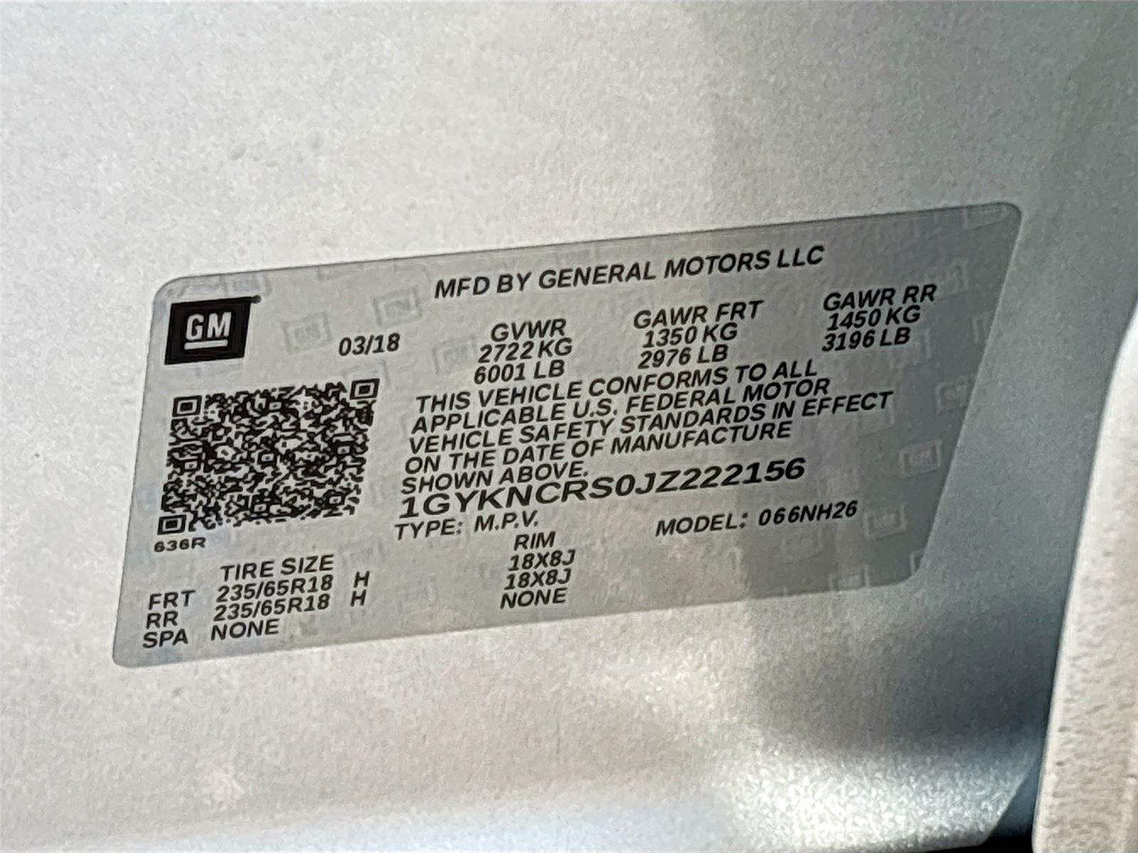 2018 Cadillac XT5 Luxury FWD