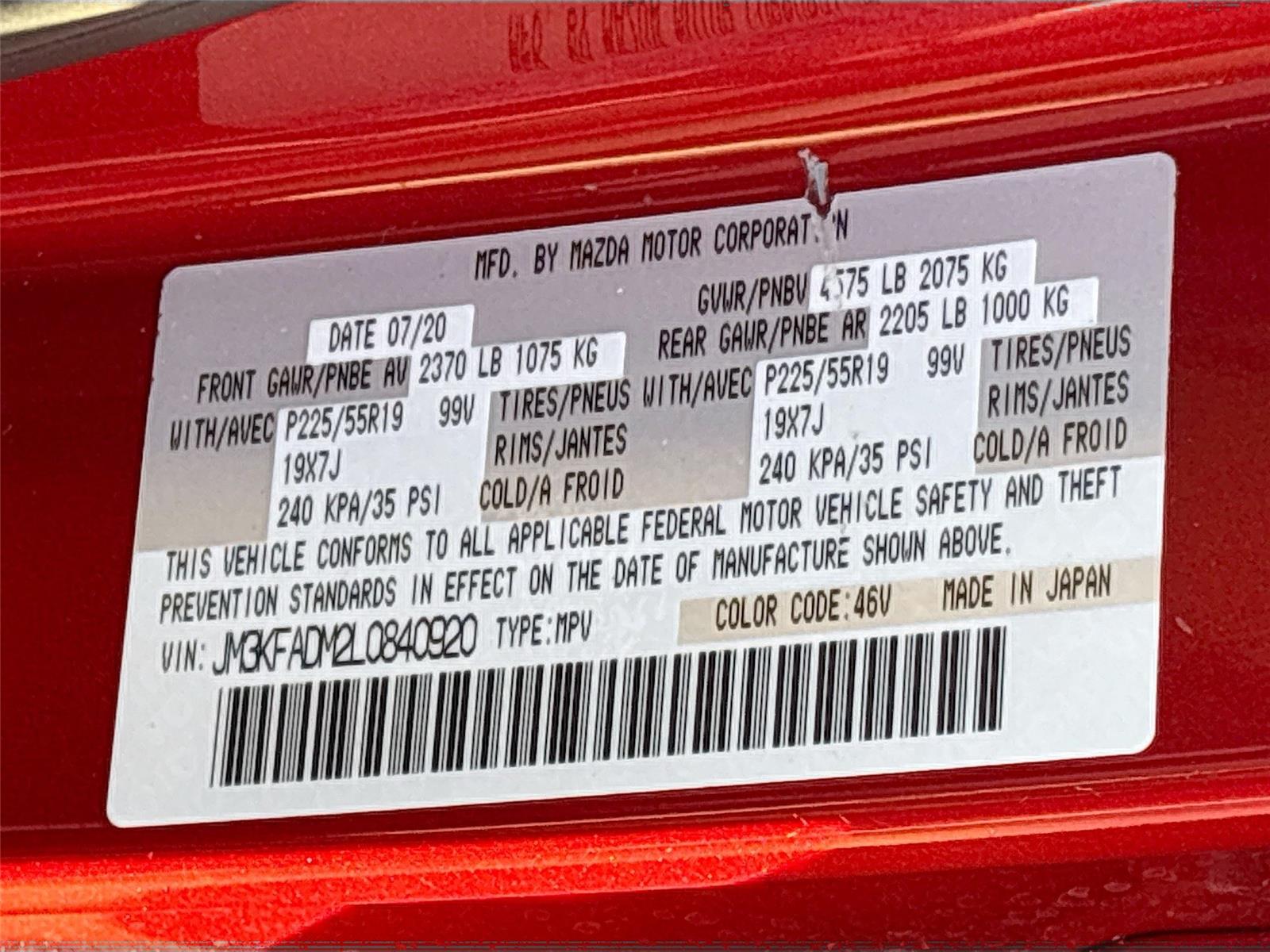 2020 Mazda CX-5 Grand Touring