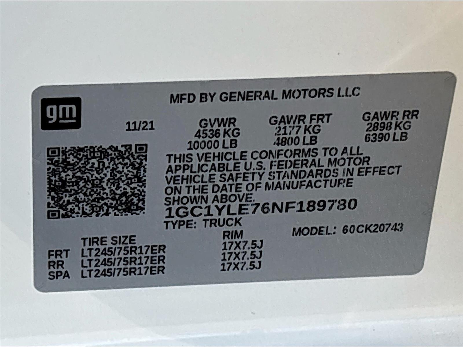 2022 Chevrolet Silverado 2500HD Work Truck