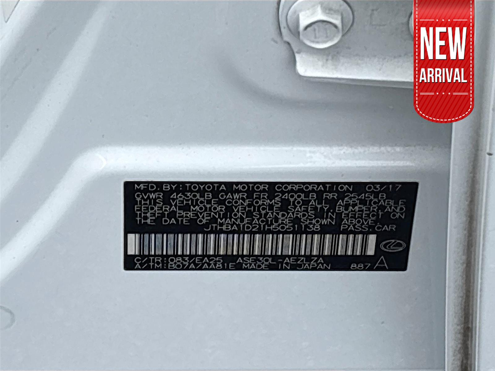 2017 Lexus IS IS Turbo