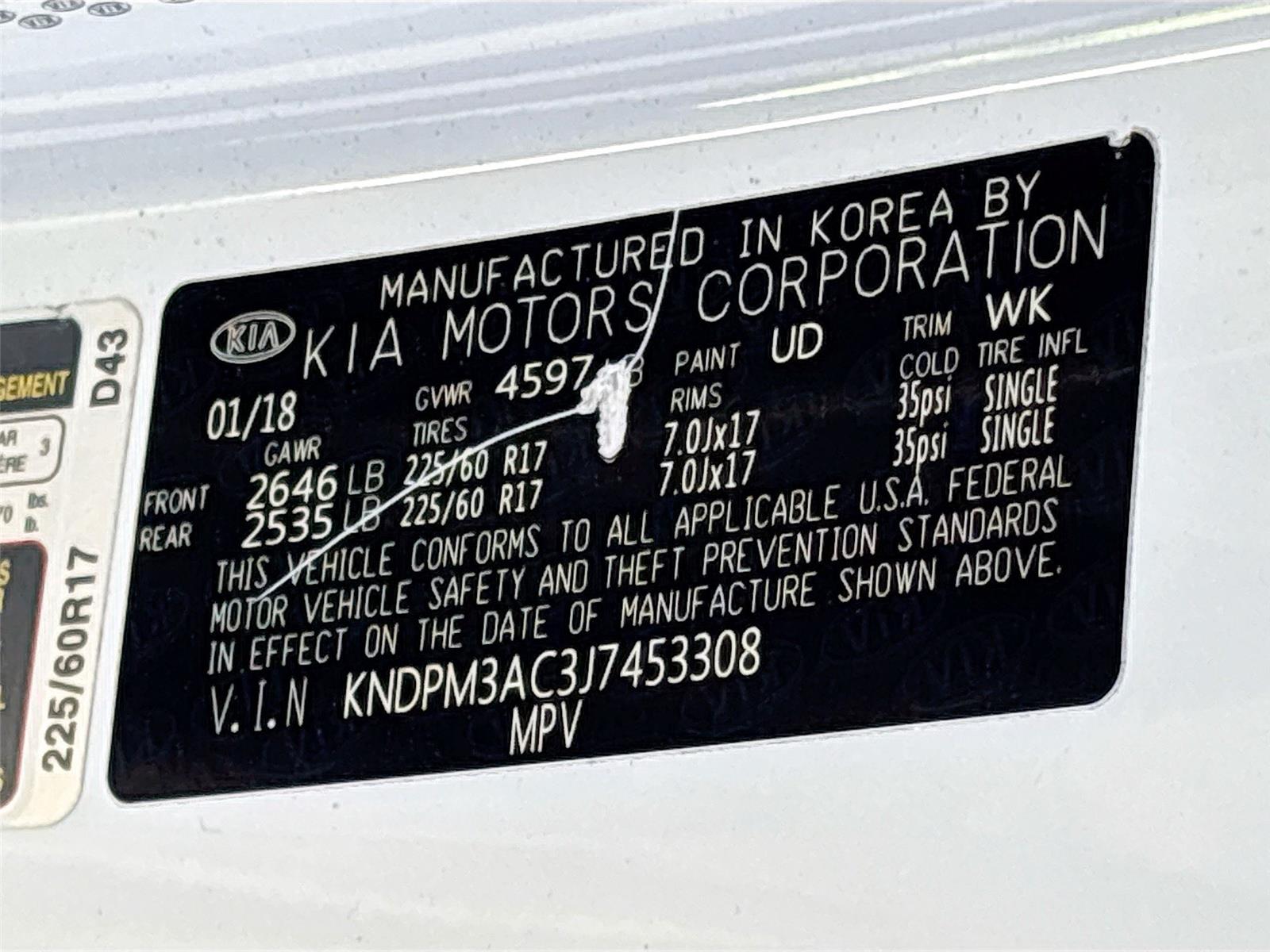 2018 Kia Sportage LX