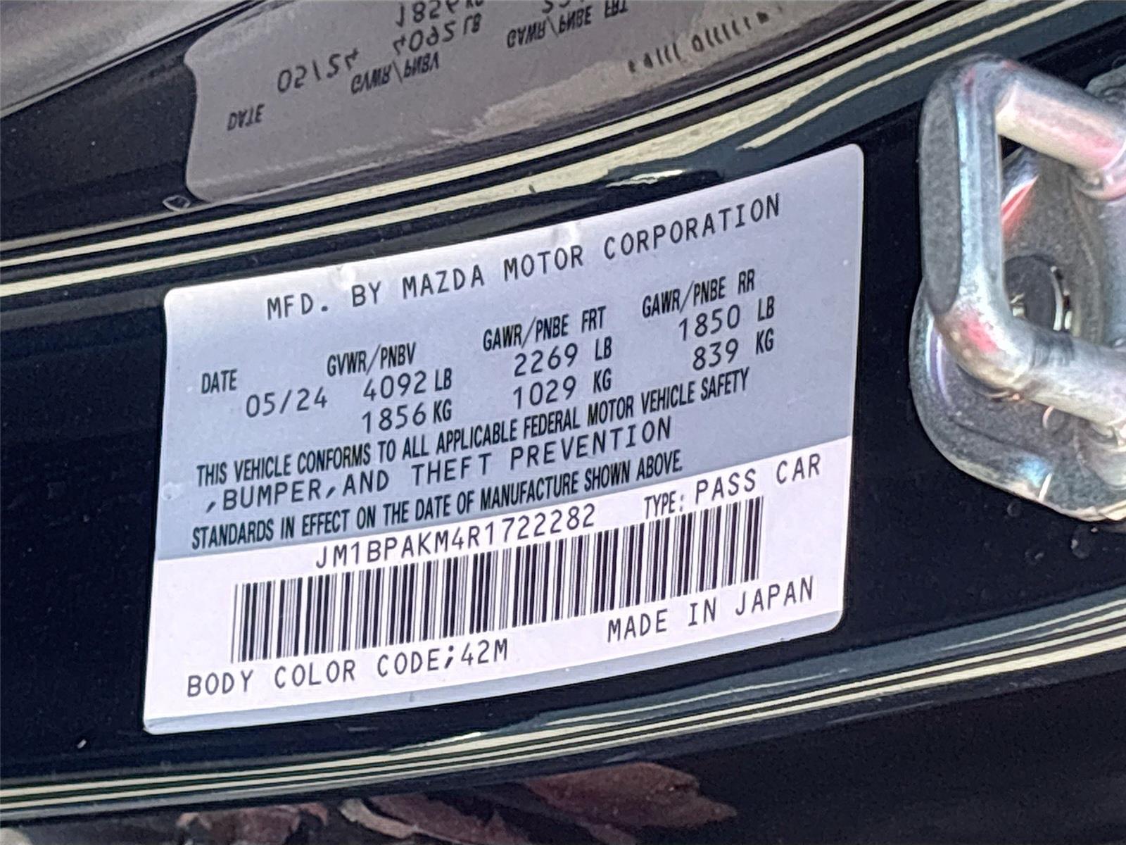 2024 Mazda Mazda3 Hatchback 2.5 S Select Sport