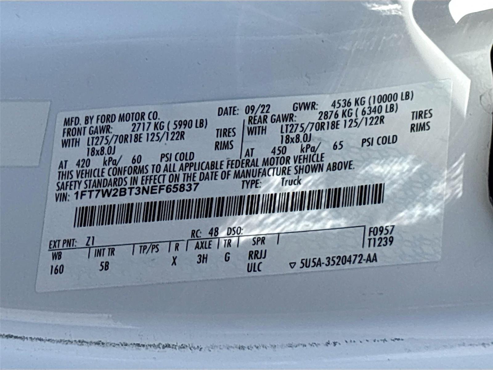 2022 Ford Super Duty F-250 SRW LARIAT