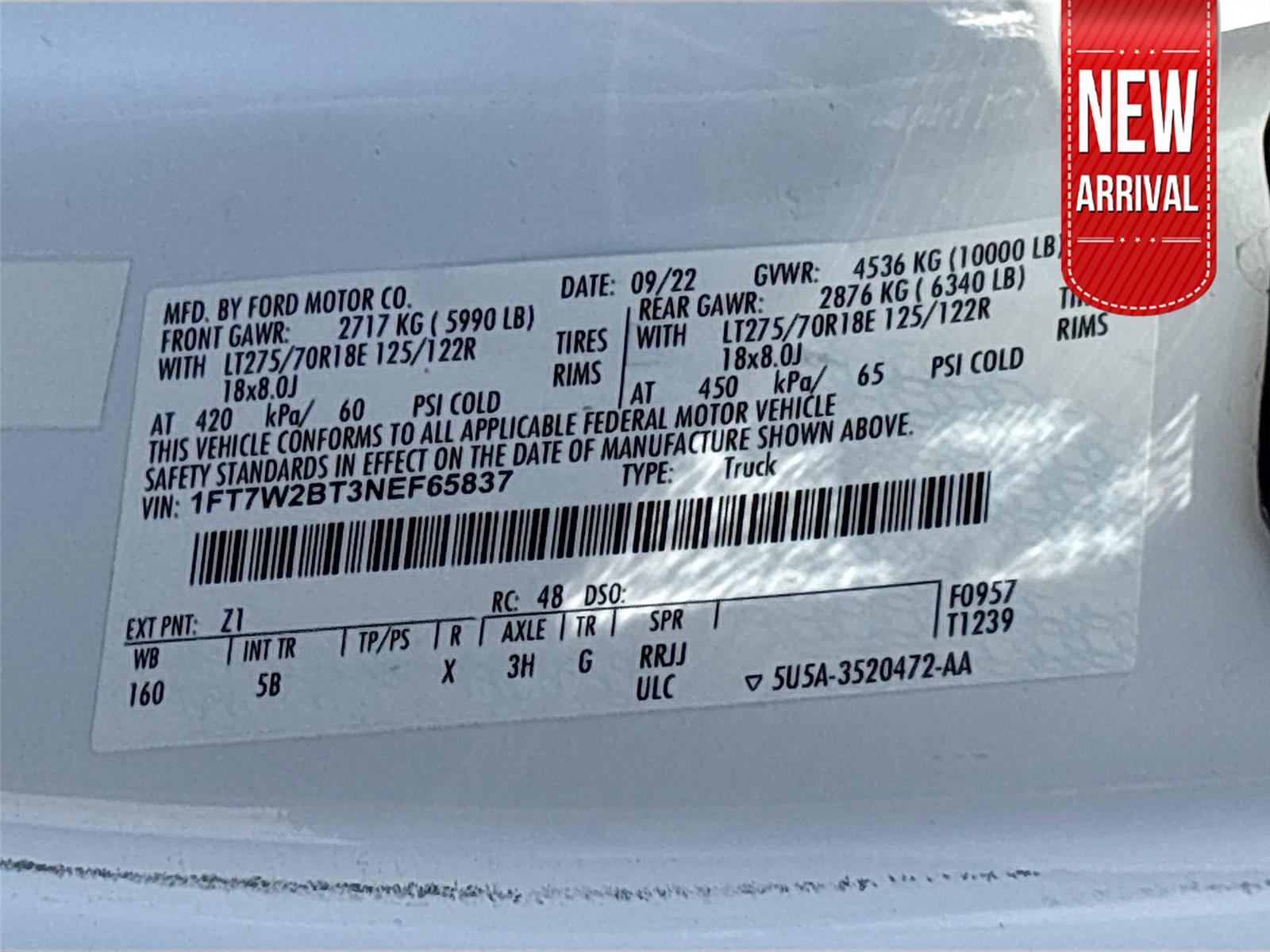 2022 Ford Super Duty F-250 SRW LARIAT