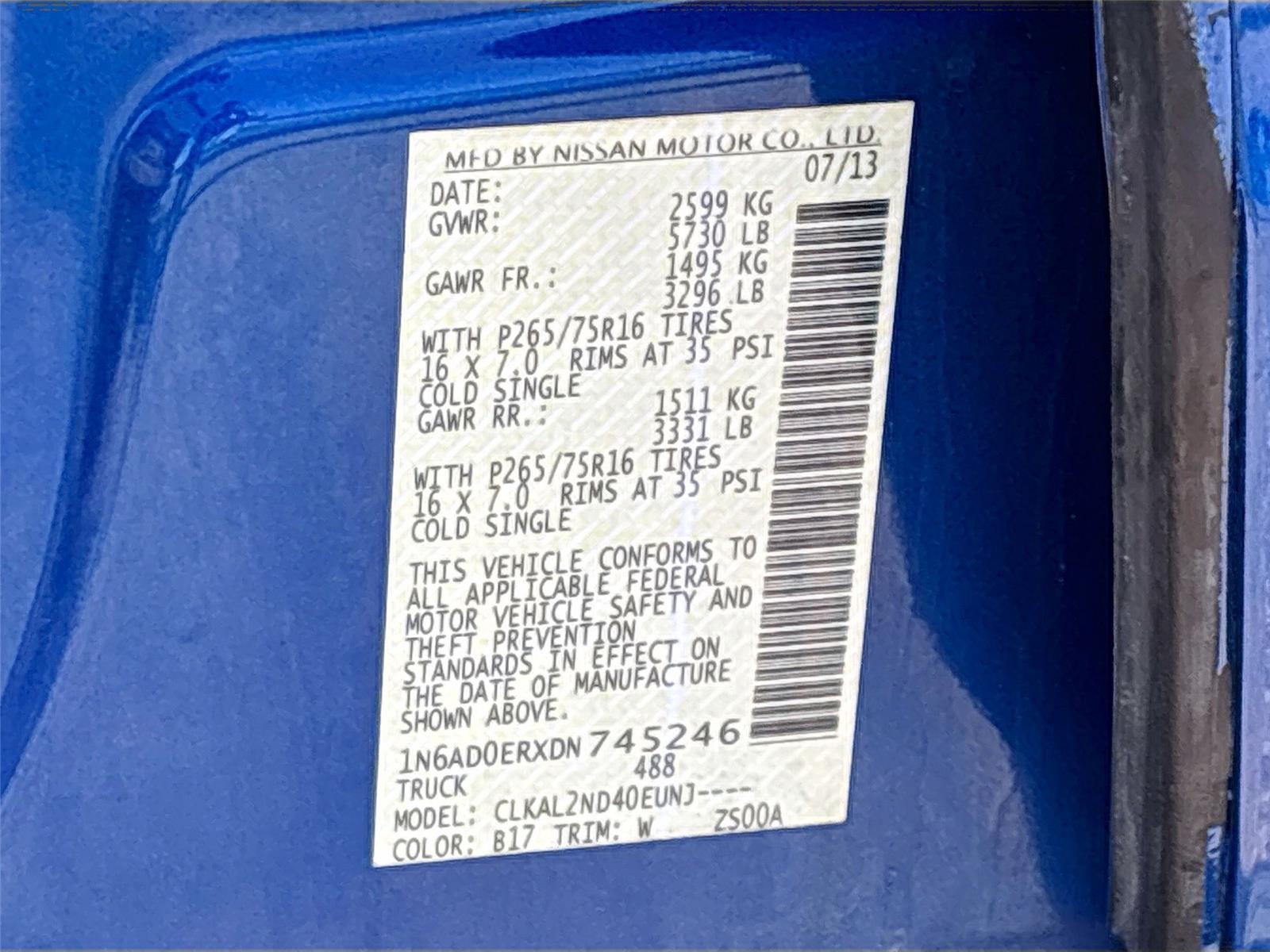 2013 Nissan Frontier Desert Runner