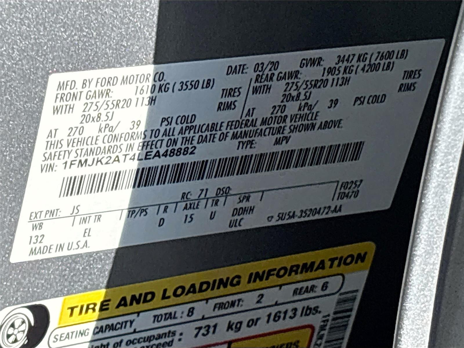 2020 Ford Expedition Max Limited