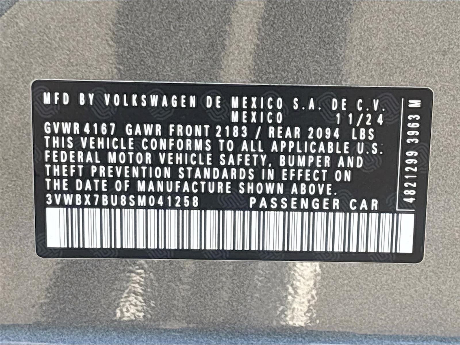 2025 Volkswagen Jetta Sport