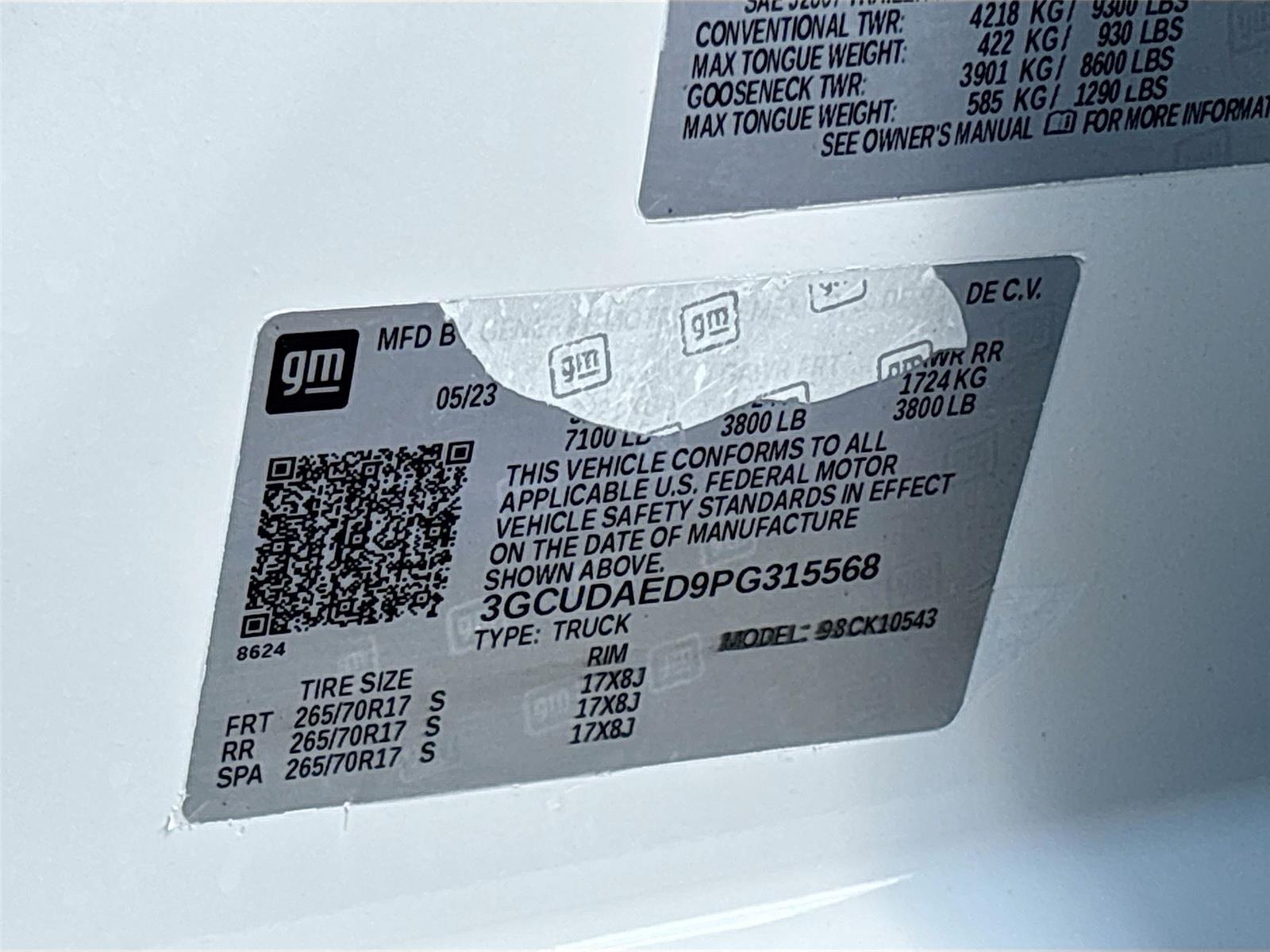 2023 Chevrolet Silverado 1500 Work Truck