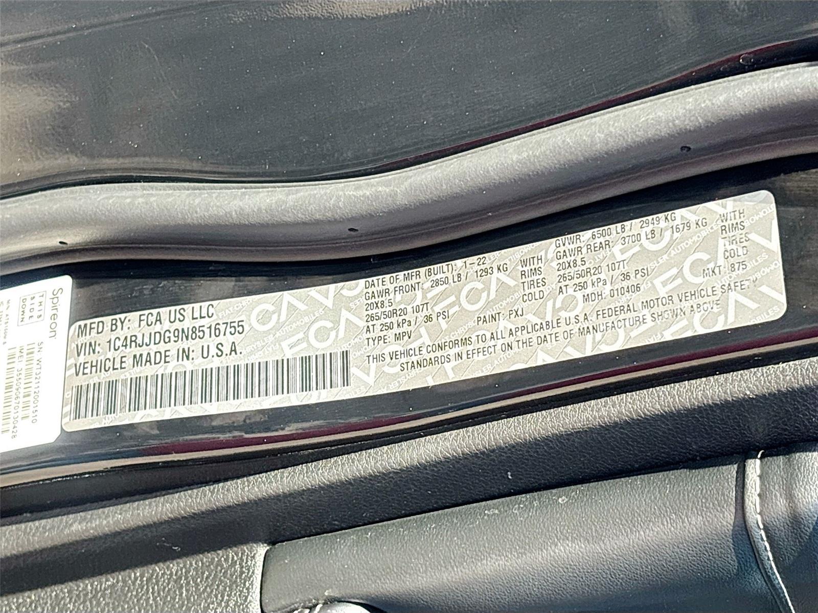 2022 Jeep Grand Cherokee L Overland