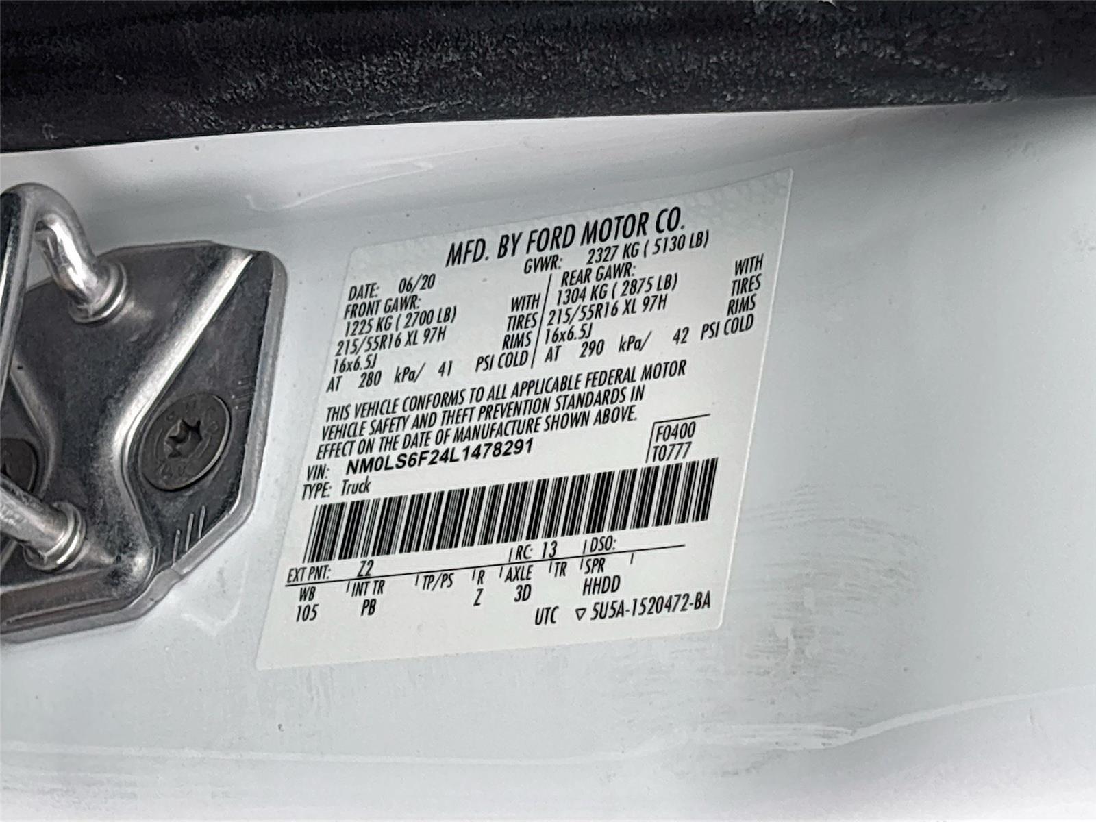 2020 Ford Transit Connect XLT