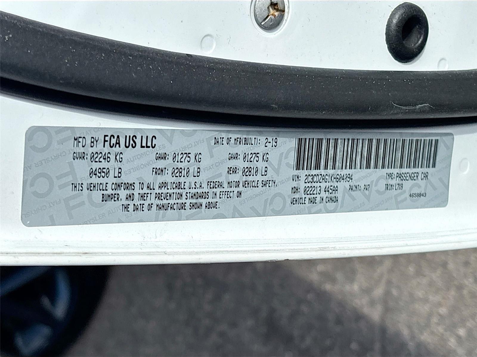 2019 Dodge Challenger SXT