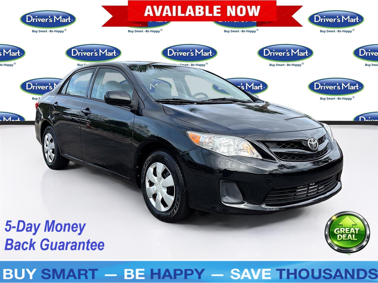 Black Sand Pearl 2013 Toyota Corolla L Sedan Front-Wheel Drive 4-Speed Automatic