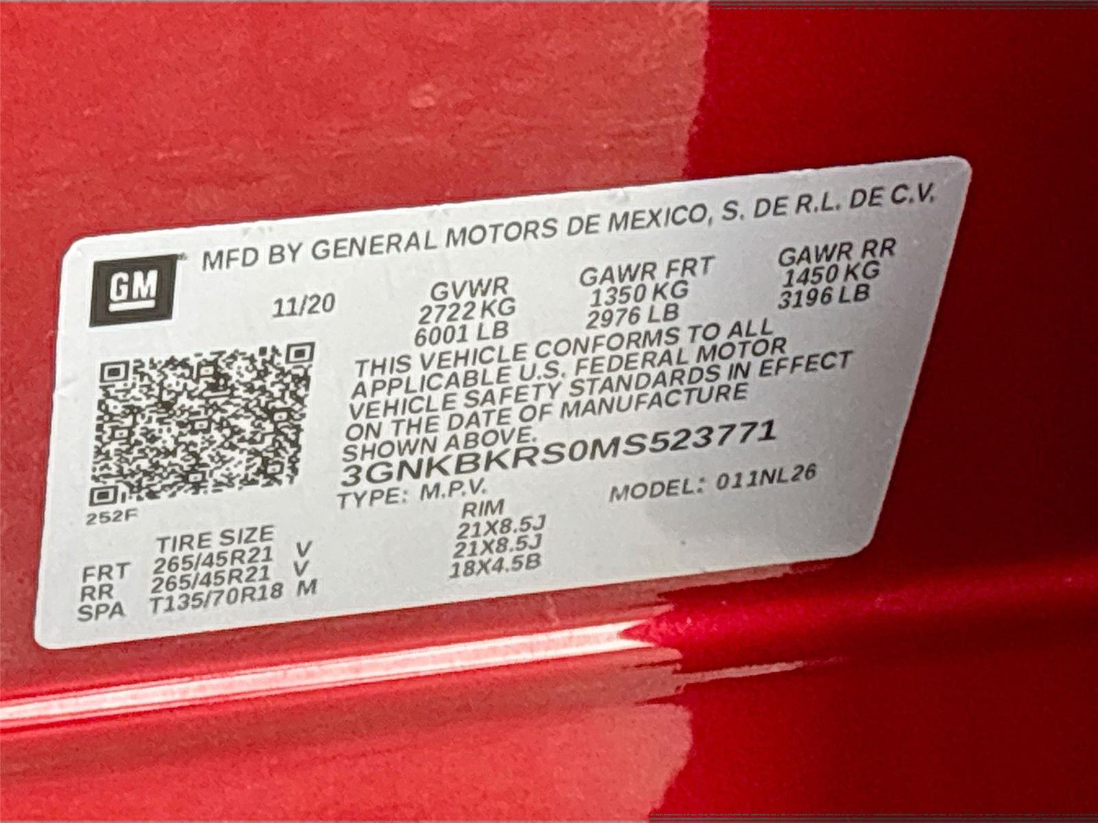 2021 Chevrolet Blazer RS