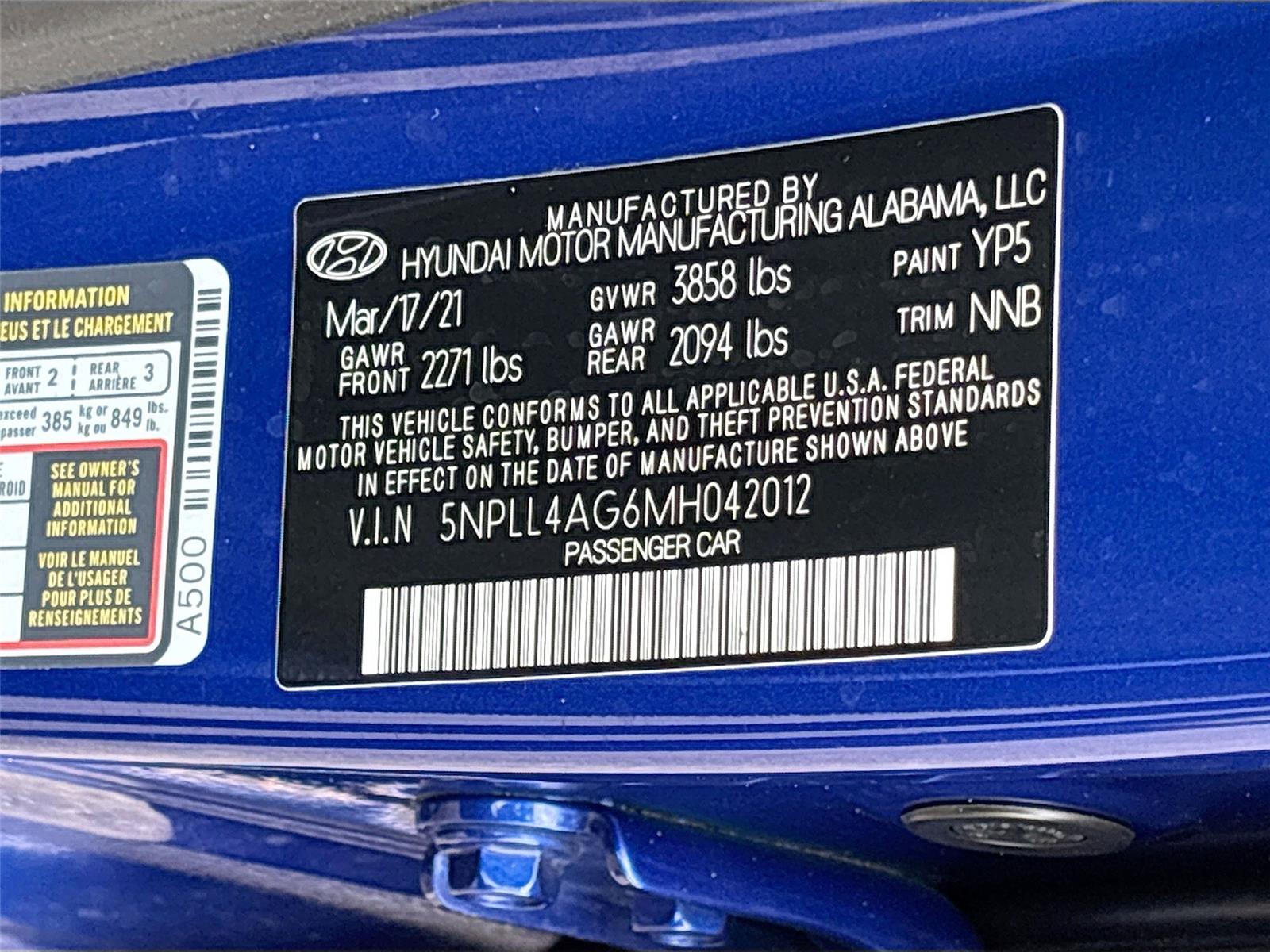 2021 Hyundai Elantra SE