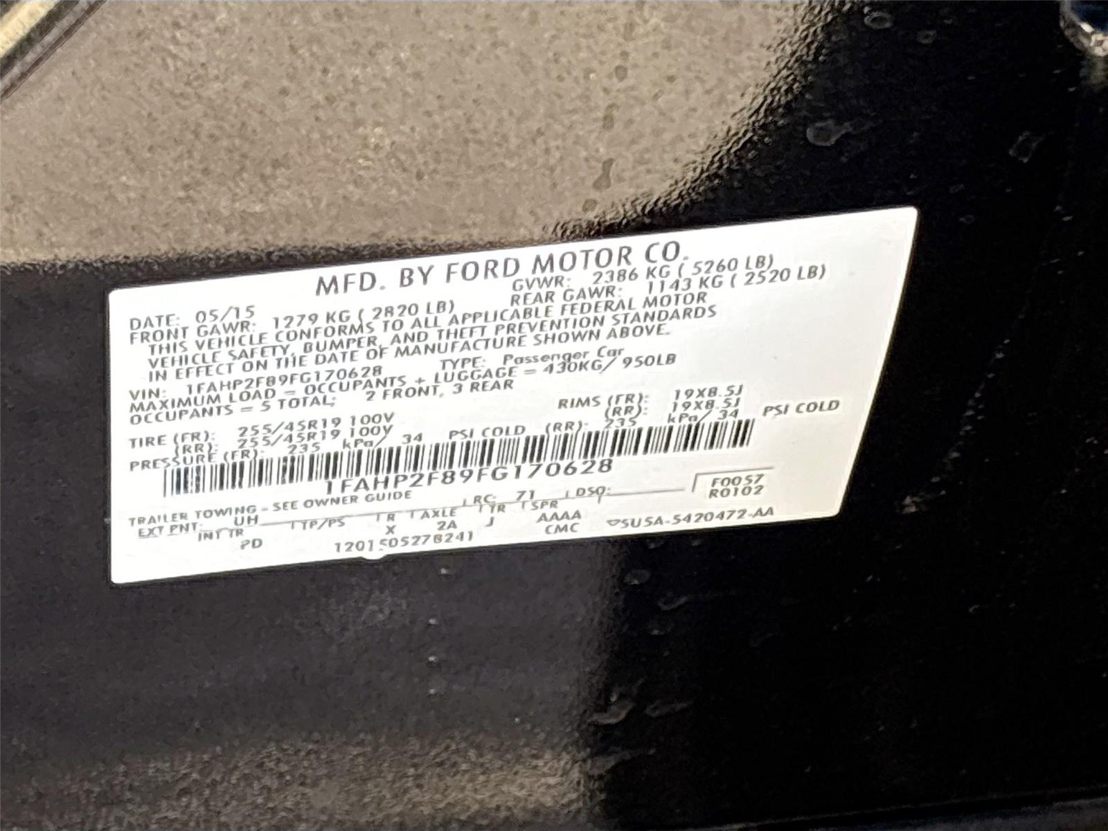 2015 Ford Taurus Limited