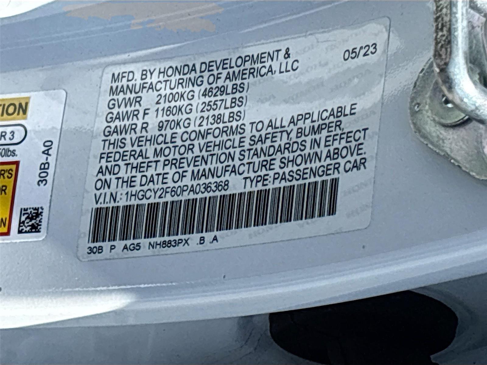 2023 Honda Accord Hybrid EX-L