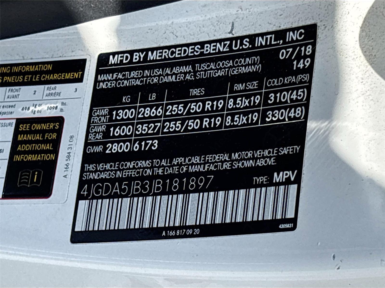 2018 Mercedes-Benz GLE GLE 350