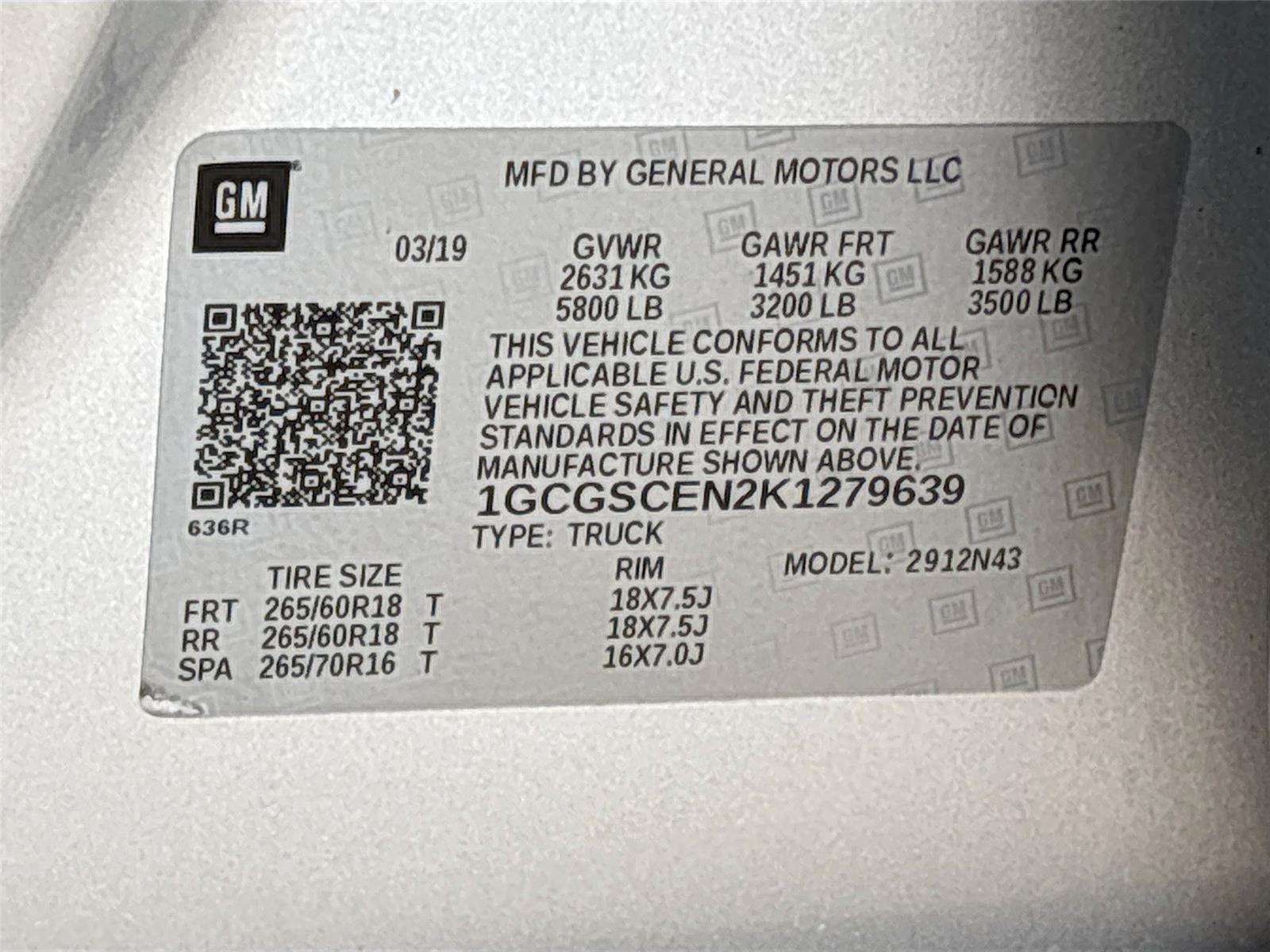 2019 Chevrolet Colorado 2WD LT