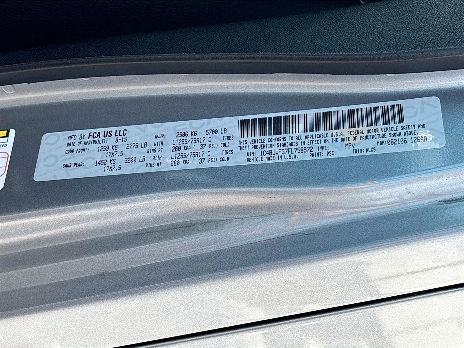 2015 Jeep Wrangler Unlimited Rubicon Hard Rock