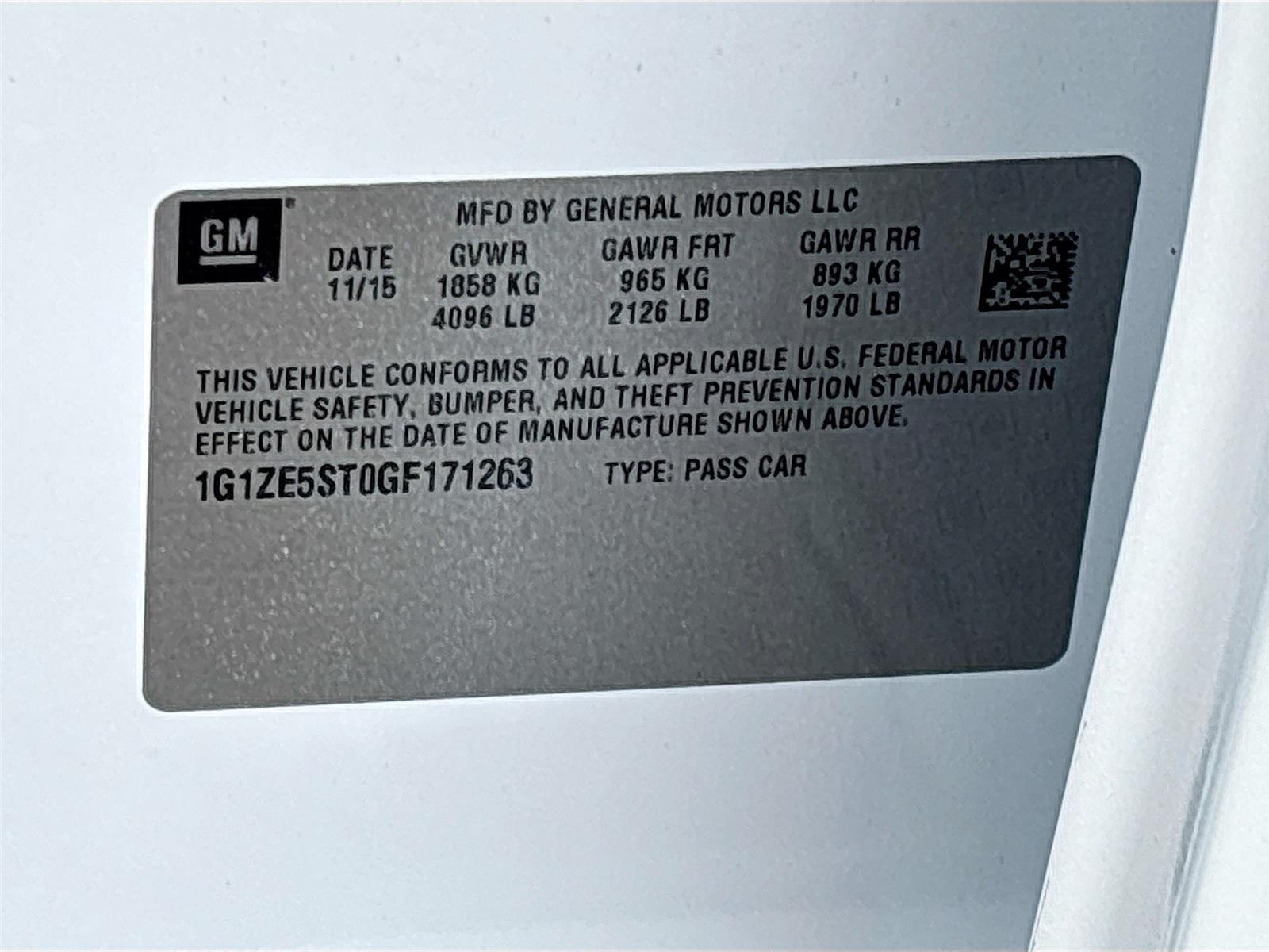 2016 Chevrolet Malibu LT