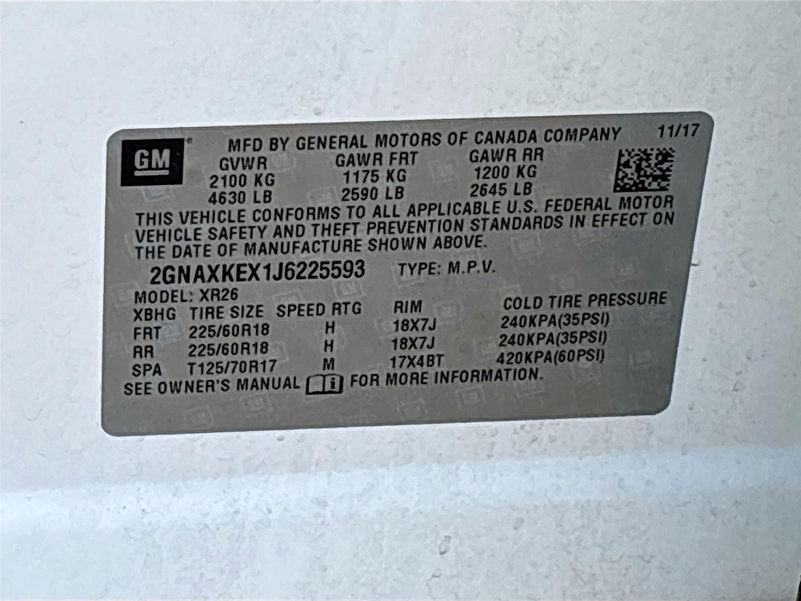 2018 Chevrolet Equinox LT