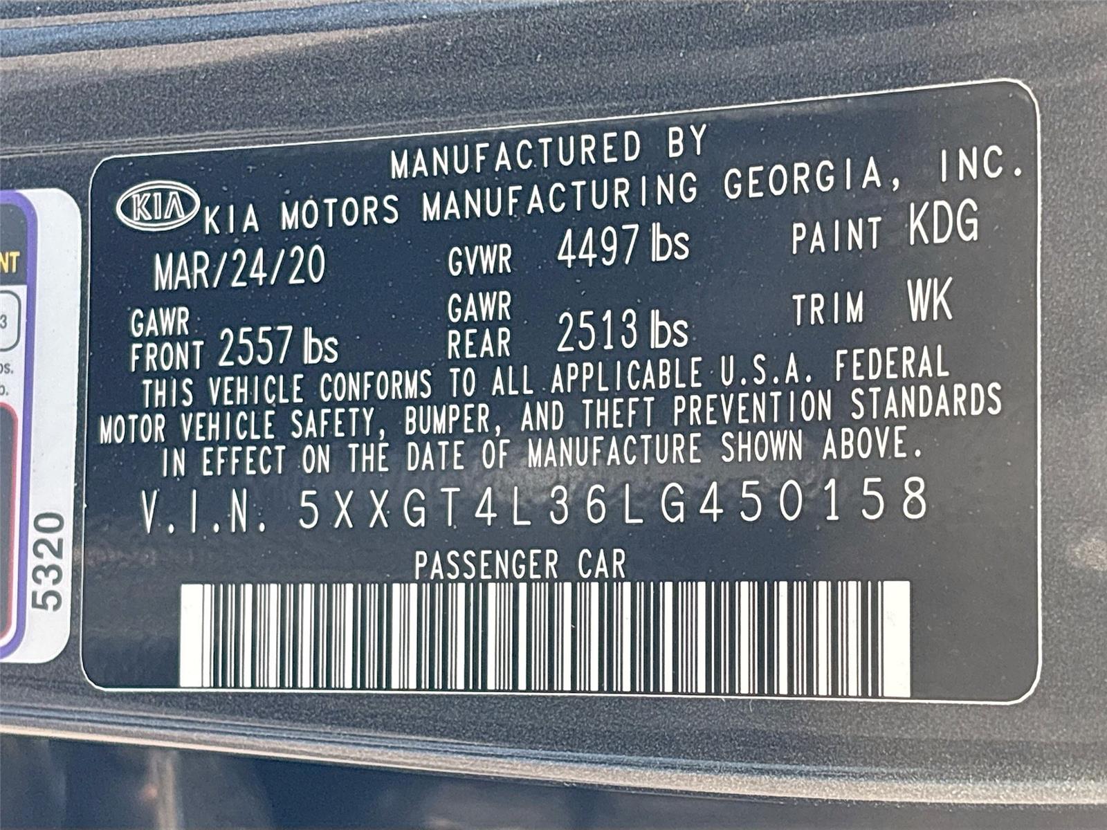 2020 Kia Optima Special Edition