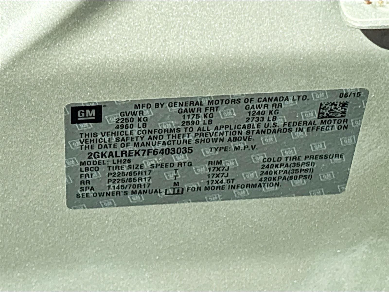 2015 GMC Terrain SLE