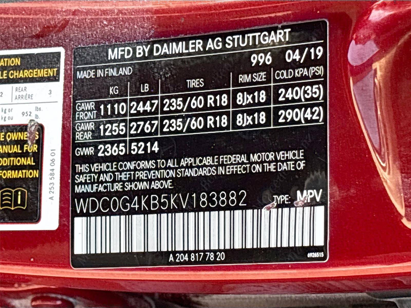 2019 Mercedes-Benz GLC GLC 300