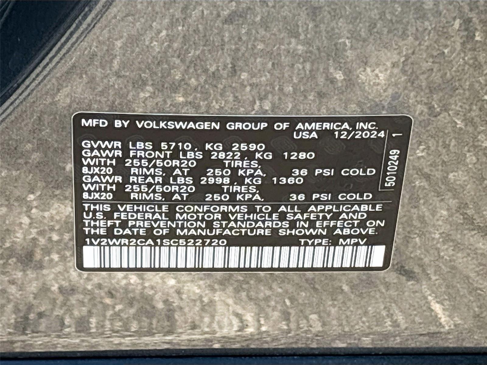 2025 Volkswagen Atlas 2.0T SE w/Technology