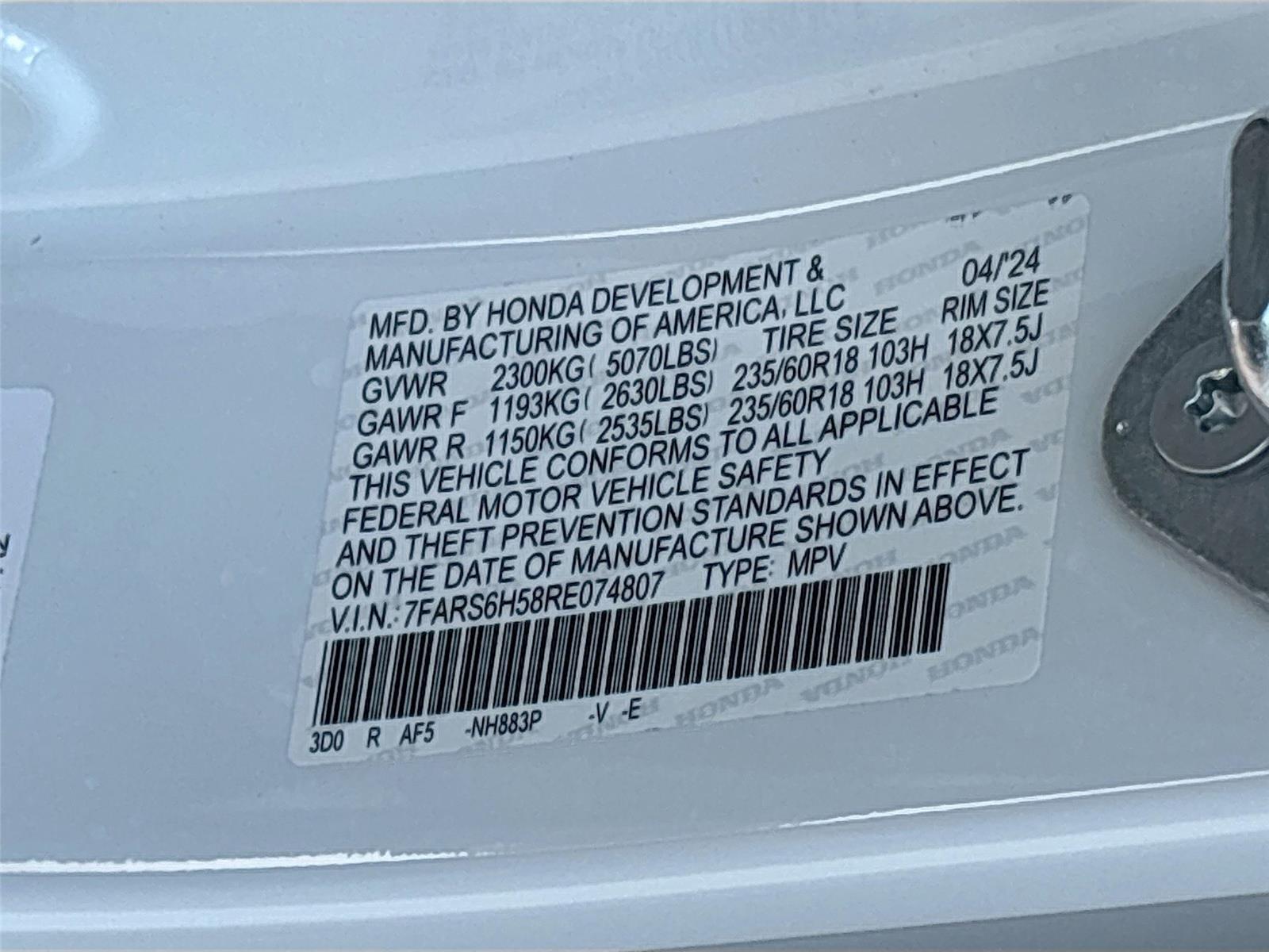 2024 Honda CR-V Hybrid Sport