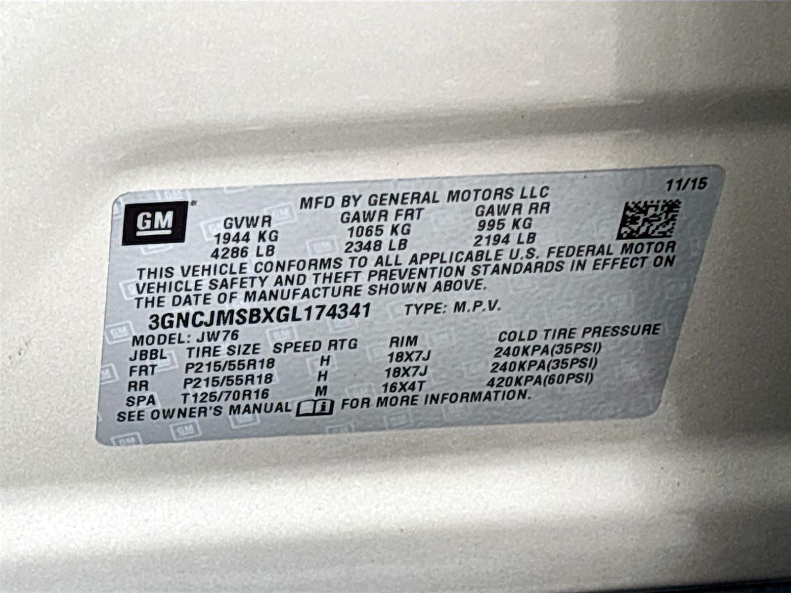 2016 Chevrolet Trax LTZ