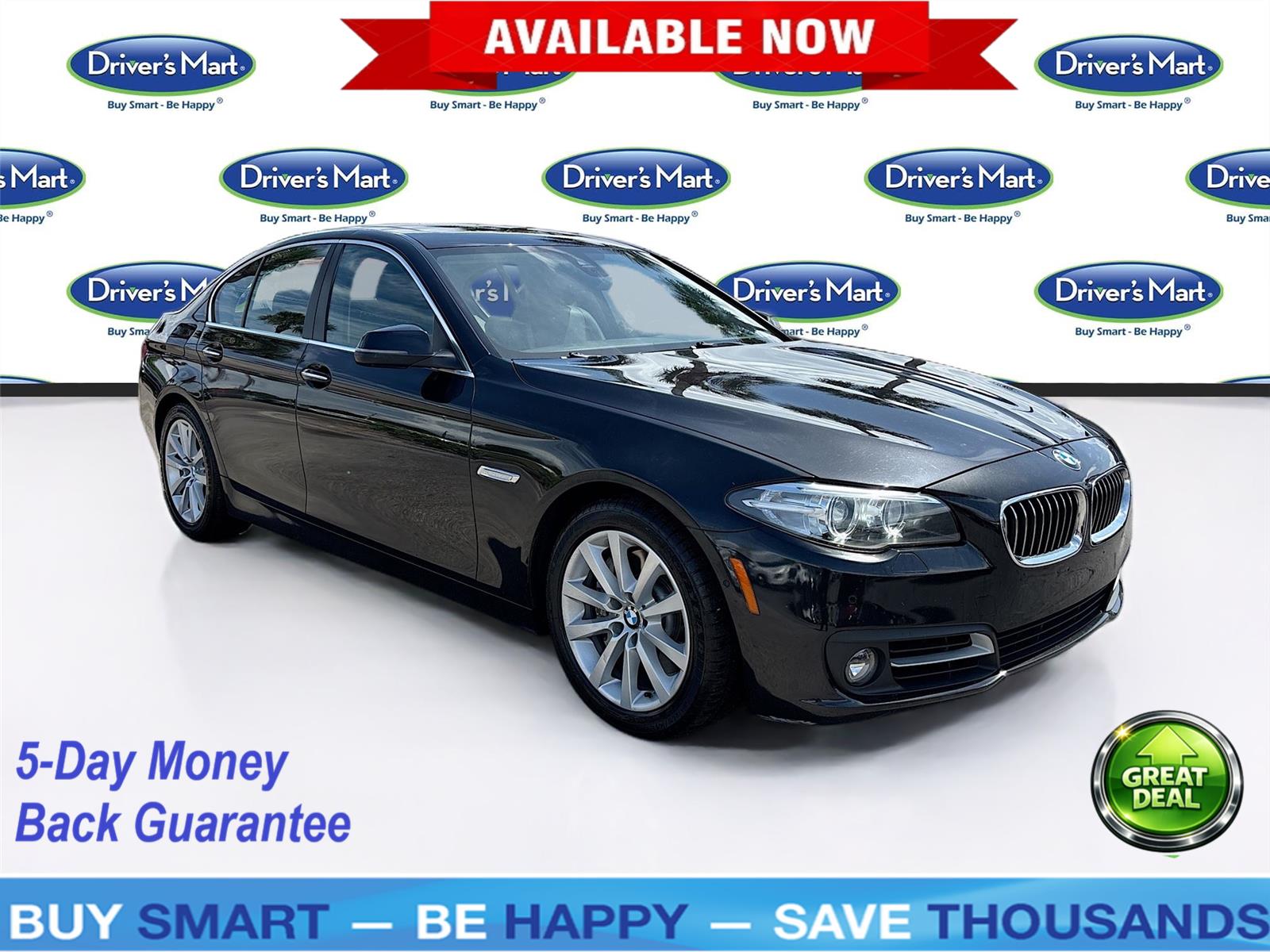Black Sapphire Metallic 2016 BMW 5 Series 535i xDrive Sedan AWD Sedan All-Wheel Drive Automatic