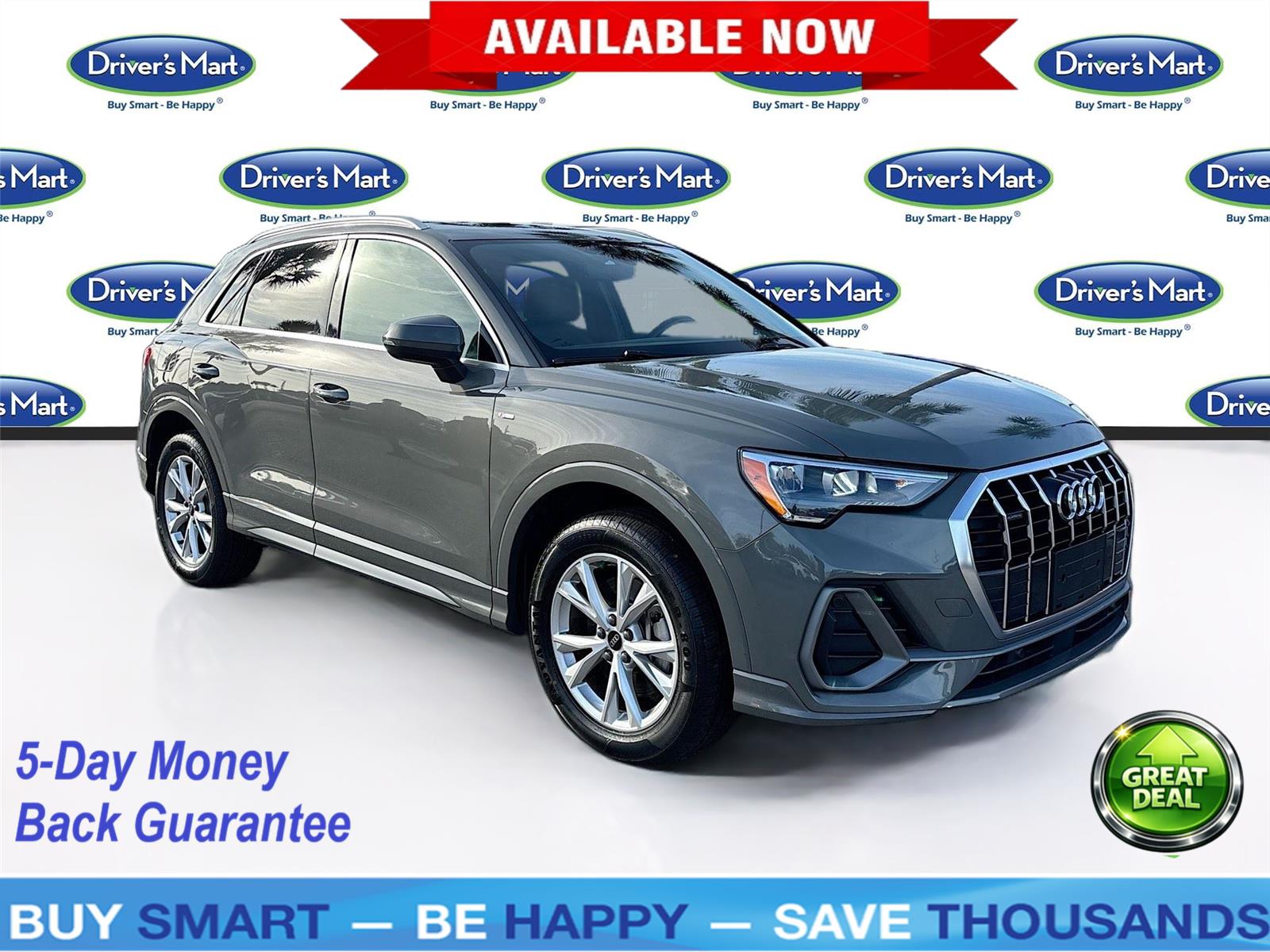 Chronos Gray Metallic 2021 Audi Q3 quattro Premium S Line 45 TFSI SUV / Crossover All-Wheel Drive Automatic