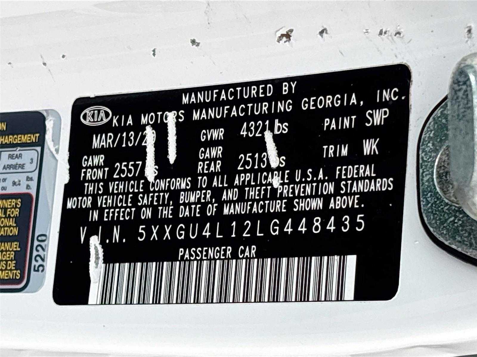 2020 Kia Optima EX Premium