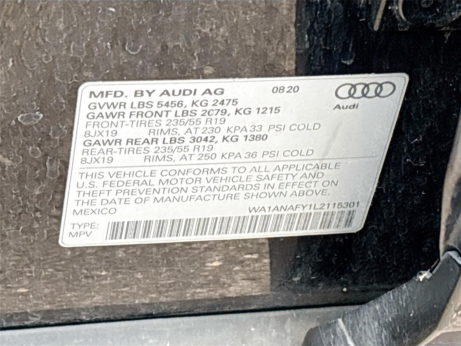 2020 Audi Q5 Premium