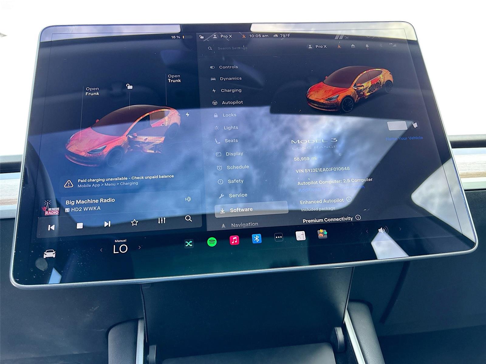 2018 Tesla Model 3 Long Range Battery