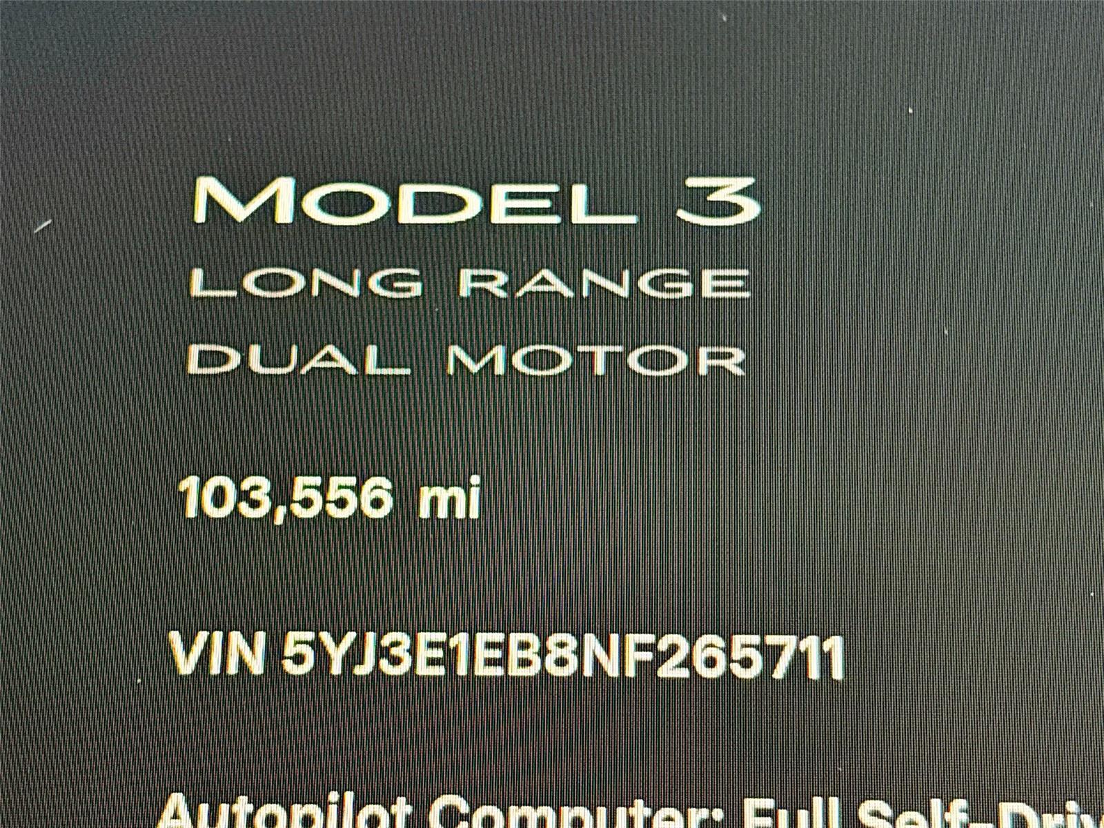 2022 Tesla Model 3 Long Range